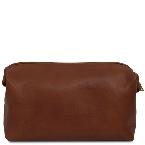 Smarty - Leather toiletry bag - Large size